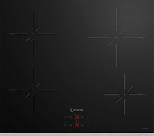 Индукционная варочная поверхность Indesit IS 41Q60 FX черный/нержавеющая сталь  #1
