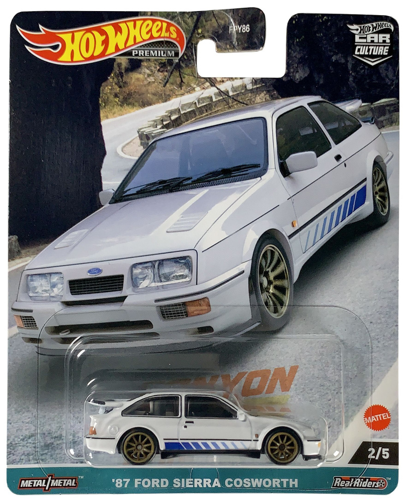 Машинка Hot Wheels Premium 87 Ford Sierra Cosworth #1