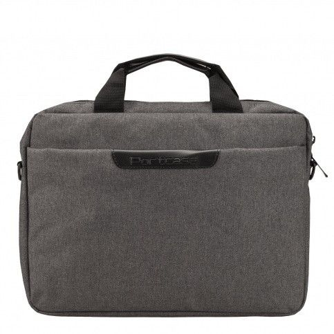 Сумка для ноутбука 14" Portcase KCB-164 серый полиэстер (KCB-164 GREY) #1