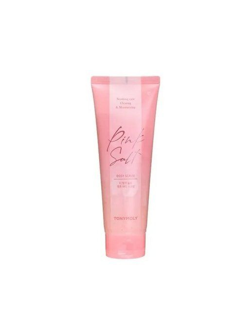 TONYMOLY THE PINK SALT CHOK CHOK BODY SCRUB Скраб для тела с гималайской розовой солью 195г  #1