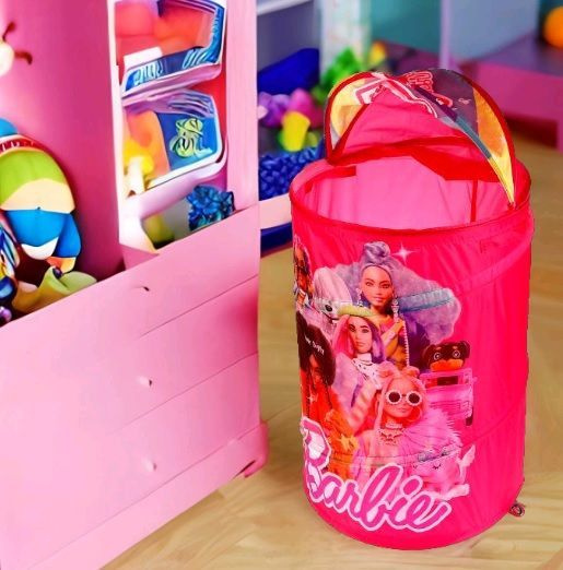 Корзина для хранения игрушек Играем вместе Барби #1