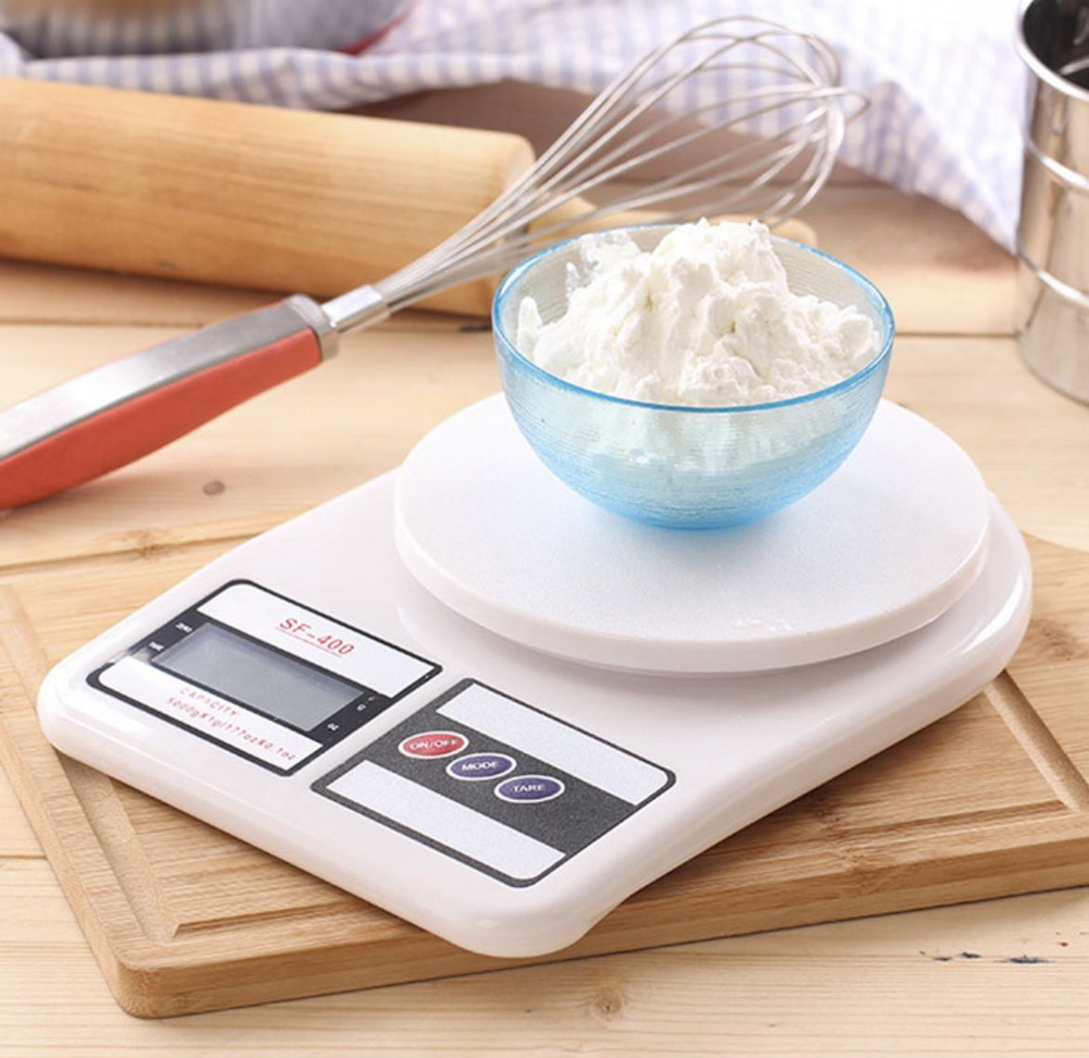 Электронные кухонные весы электронные весы, белый #1