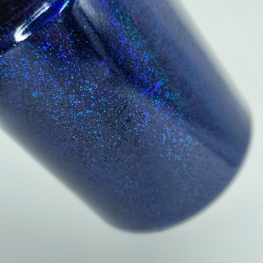 Флейки 814 - Полуночно-синий (тёмно-синий) голографик металлик для покраски деталей и авто (пакет 100 #1