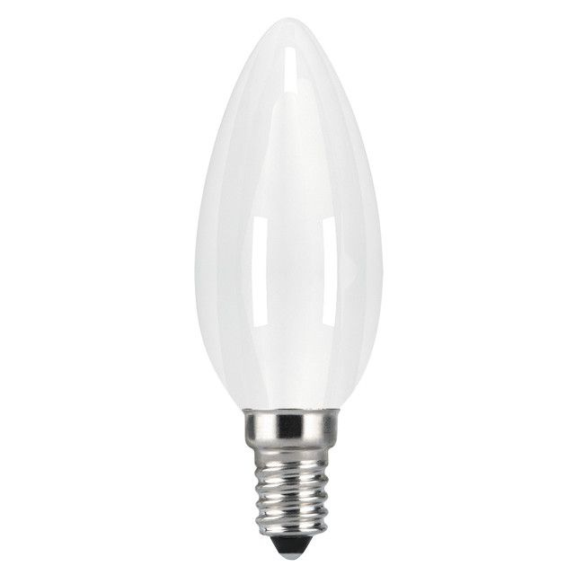 лампа филаментная GAUSS 5Вт LED Е14 420Лм LED 2700К milky Свеча #1