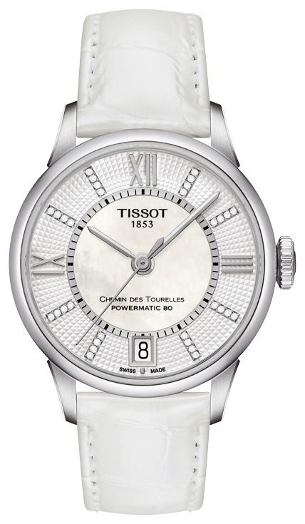 Швейцарские механические часы с автоподзаводом Tissot Chemin Des Tourelles Powermatic 80 Lady T099.207.16.116.00 #1