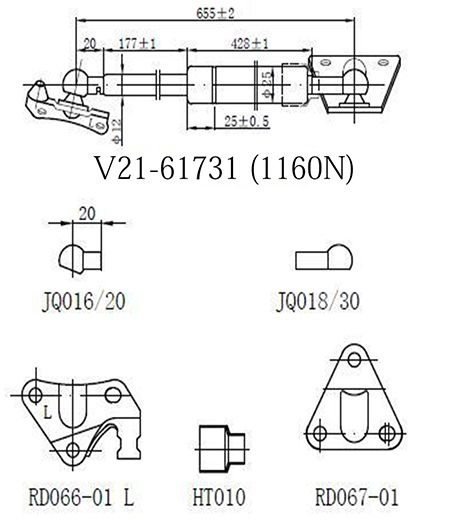 JETT Крышка багажника, арт. V2161731, 1 шт. #1