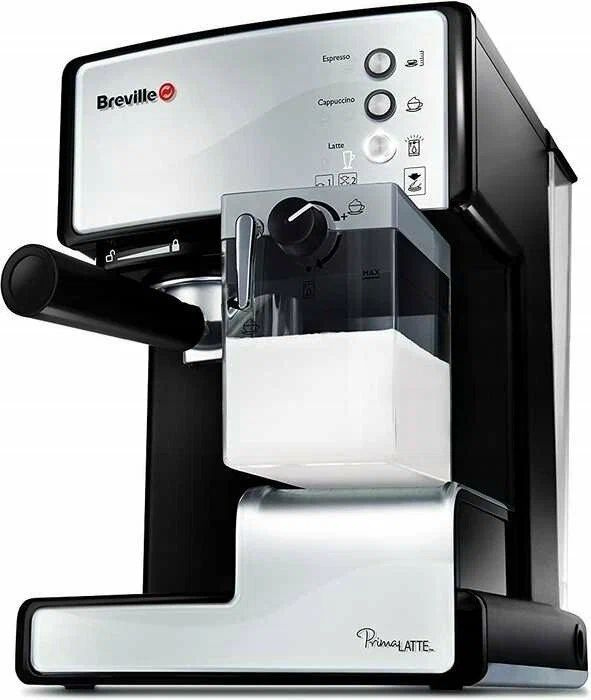 Кофеварка рожковая Breville VCF045X/VCF046X Prima Latte, серебристый #1