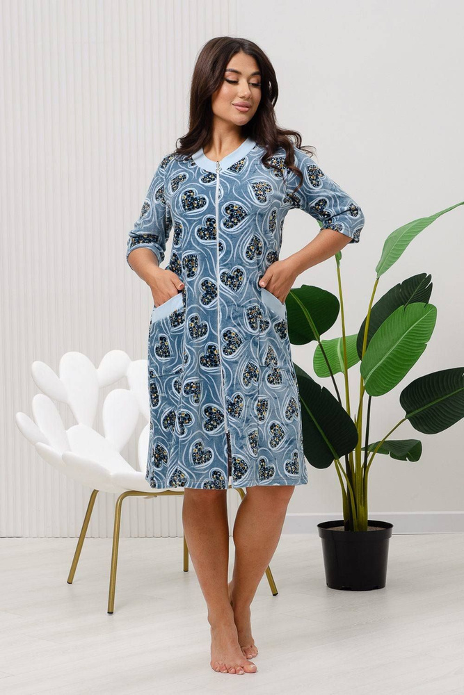 Халат Трикотаж Натали - купить с доставкой по выгодным ценам в интернет ...