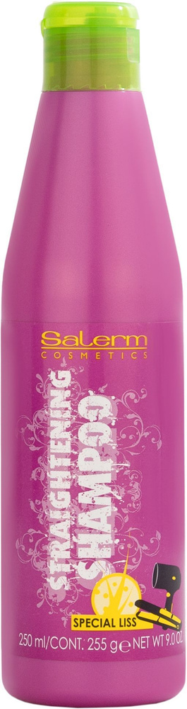 Шампунь для выпрямления волос Salerm Straightening shampoo, 250мл #1