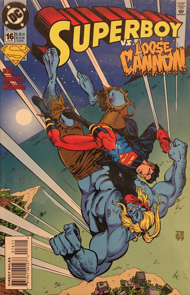 SuperBoy #16 Jun 95. Loose Cannon. DC Comics. Официальный комикс на английском языке.  #1