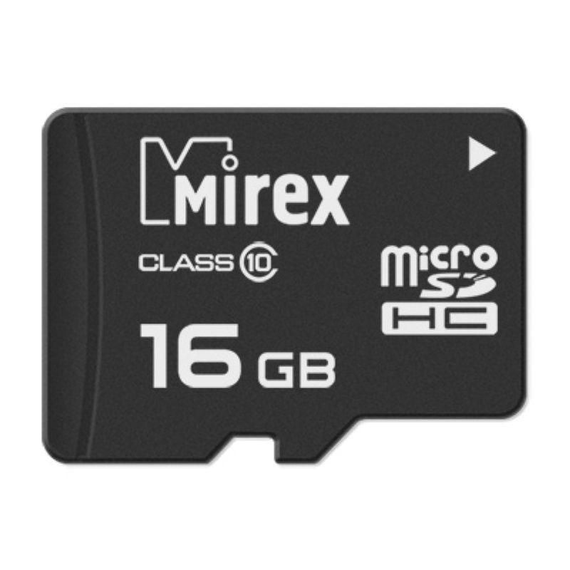 Карта памяти Mirex microSDHC 16Gb (class 10), (13612-MC10SD16) #1