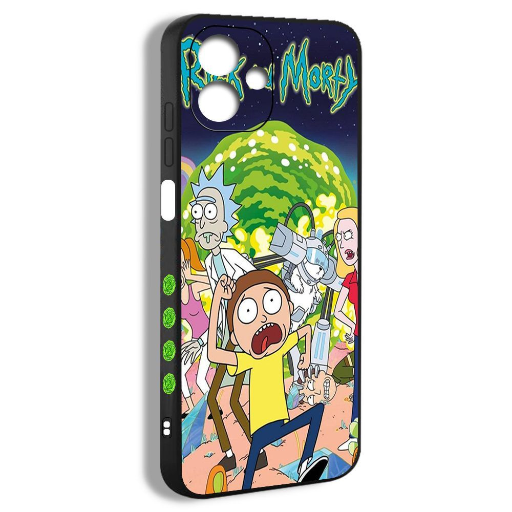 Чехол на Infinix Hot 30i Рик и Морти аниме rick and morty DYM07 #1