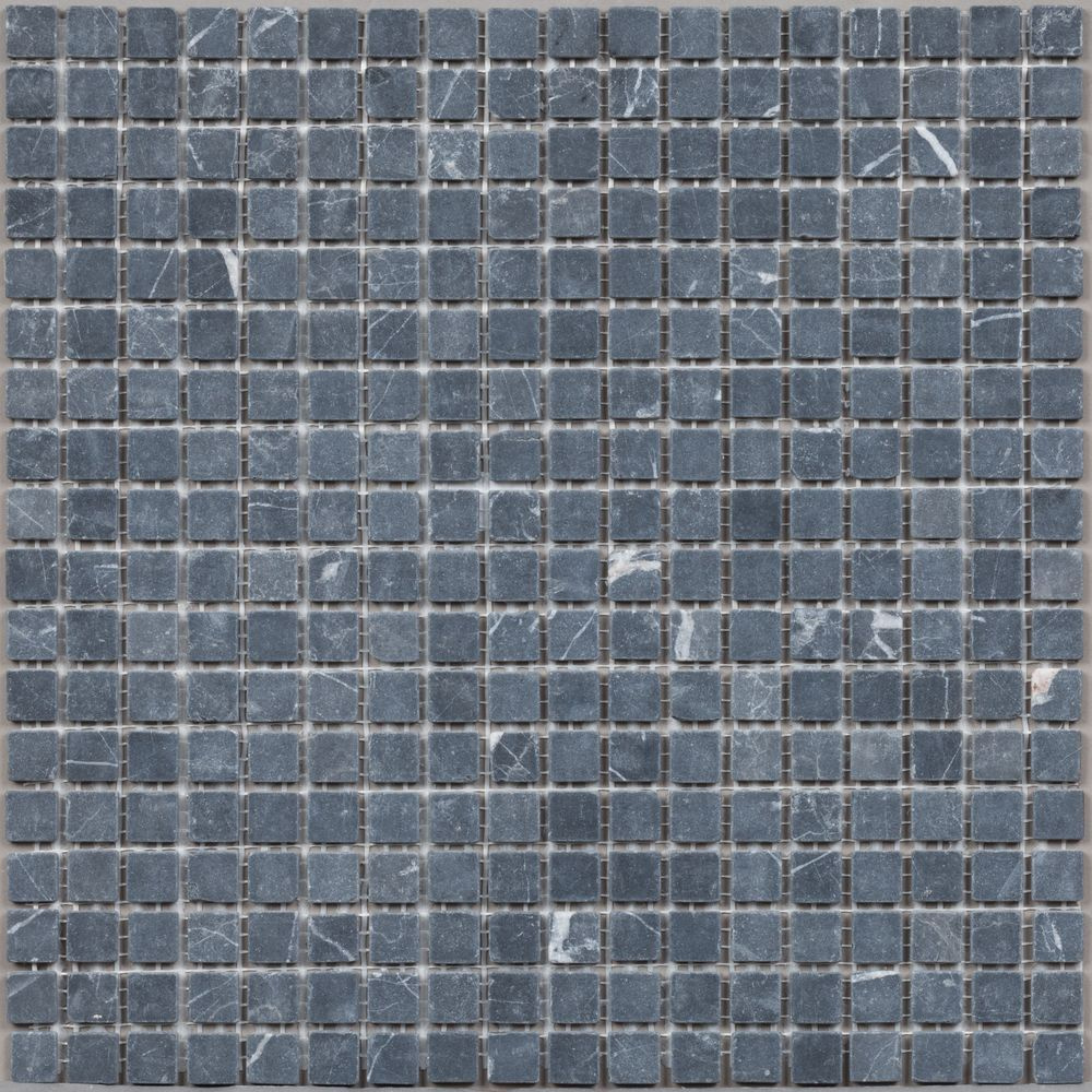 Мозаика из натурального мрамора Nero Marquina DAO-505-15-4. 1 лист. Площадь 0.09м2  #1