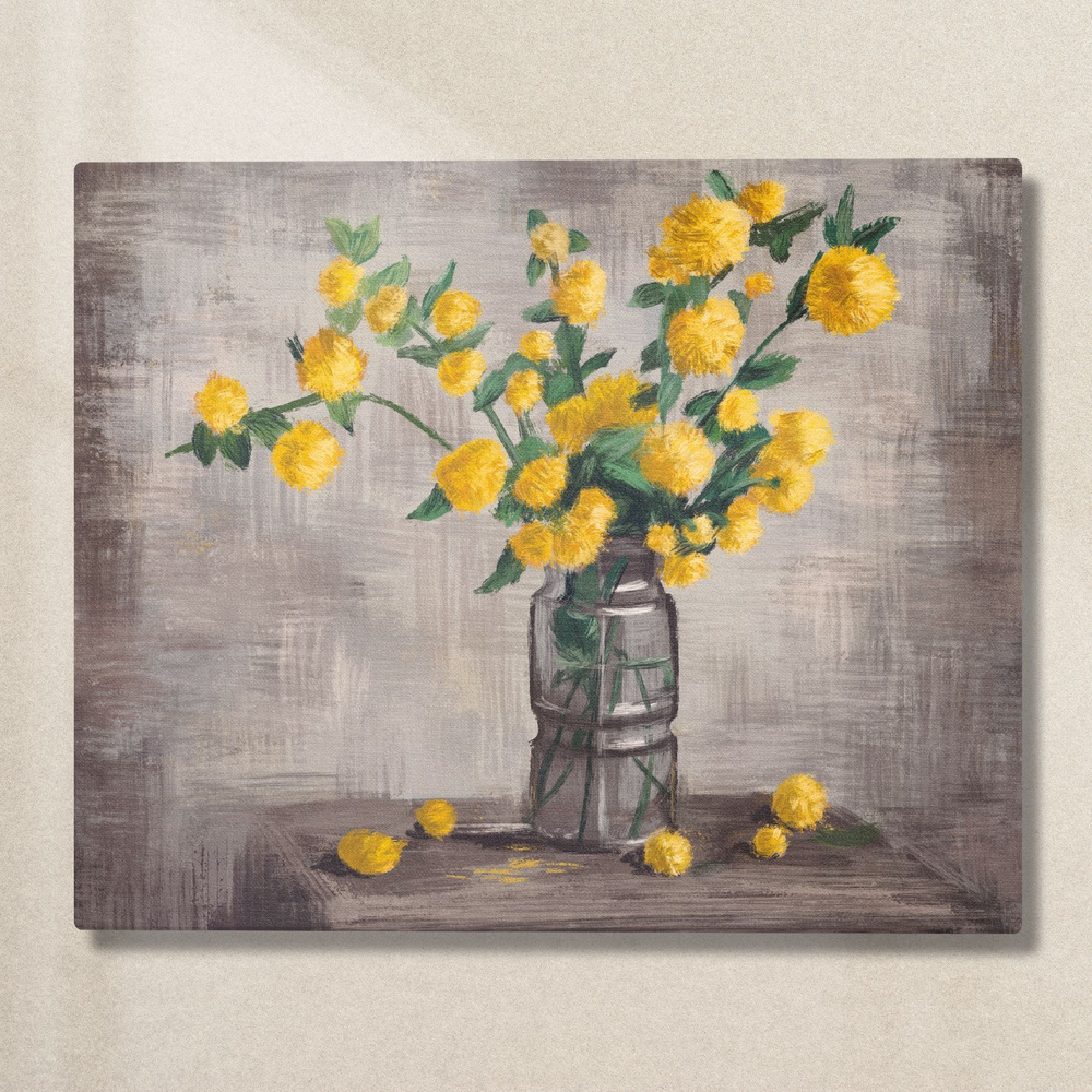Картина на холсте Postermarket "Цветы в вазе" 40x50 см. #1