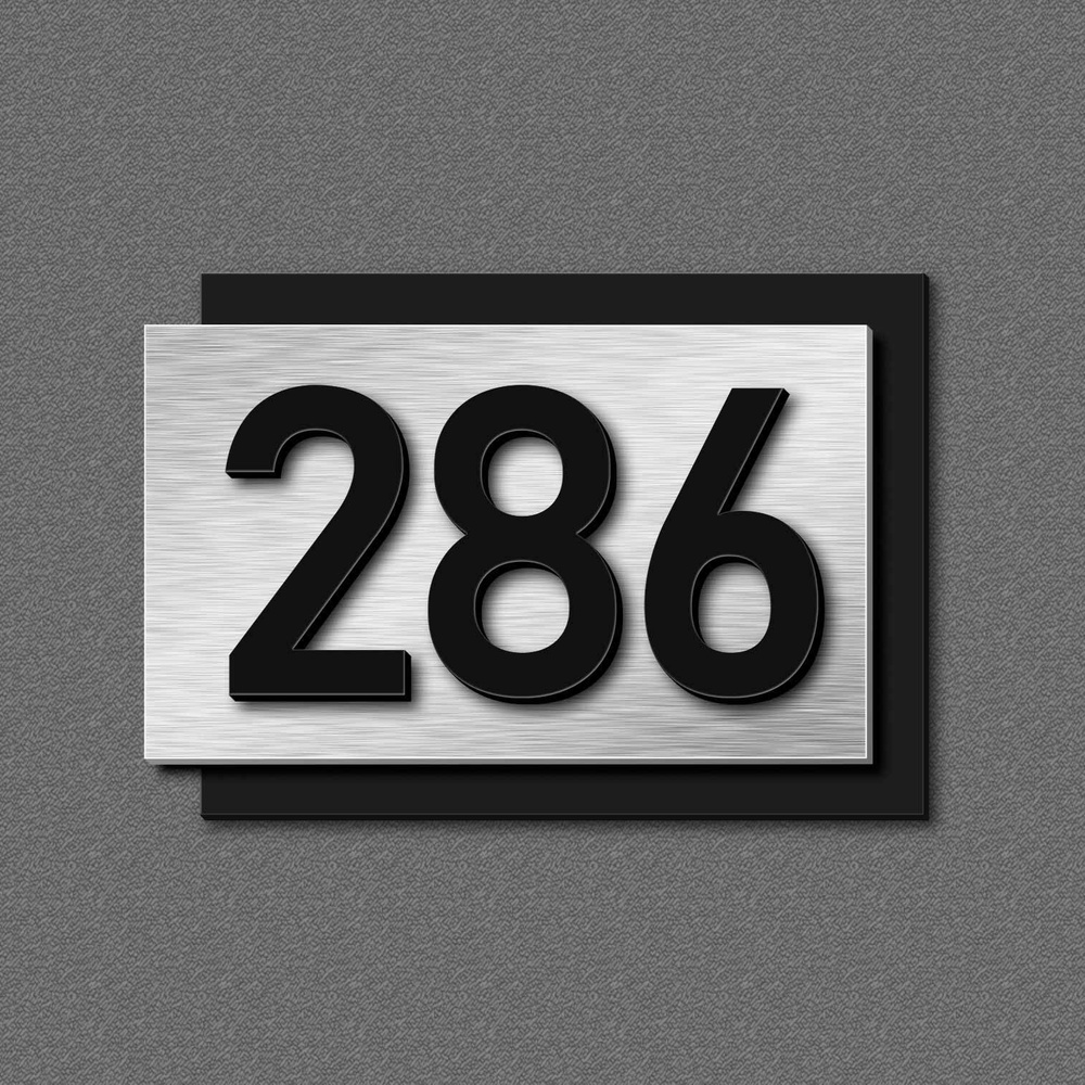 Цифры на дверь, табличка с номером 286 #1