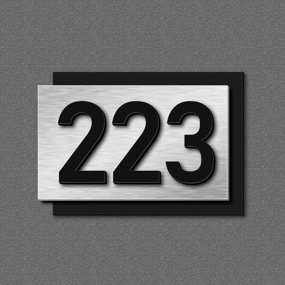 Цифры на дверь, табличка с номером 223 #1