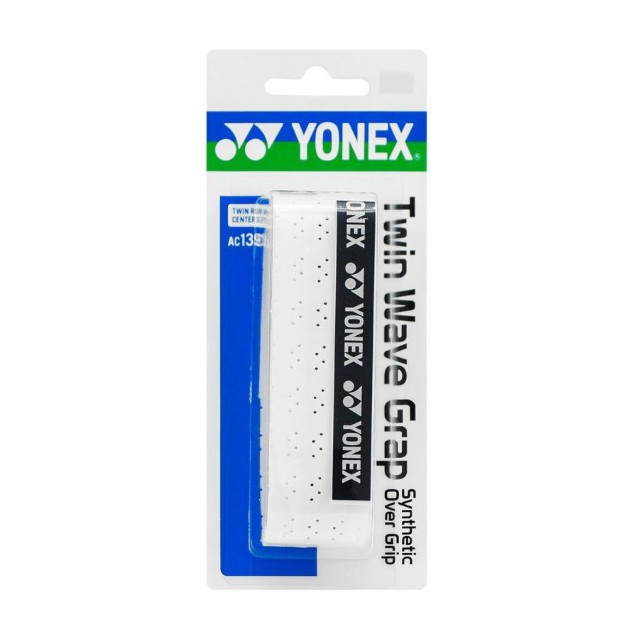 Обмотка для ручки Yonex Overgrip AC139EX Twin Wave Grap x1, White #1