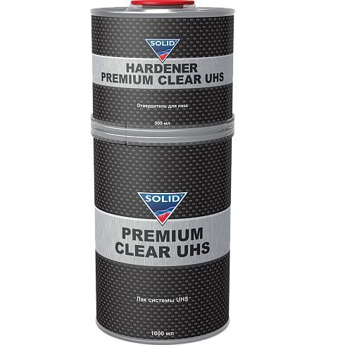 Solid Premium Clear UHS 2K лак комплект 1000мл.+500мл. отвердитель #1