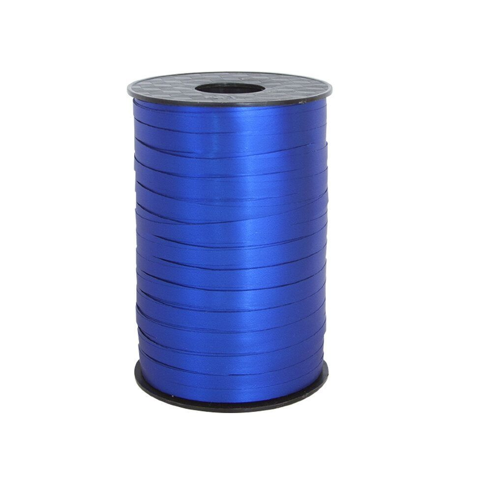 Лента полипропиленовая (0,5 см*250 м) Синий, Матовый металл, 1 шт.  #1