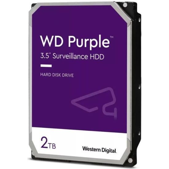 Western Digital 2 ТБ Внутренний жесткий диск Western Digital WD Purple 2 ТБ, SATA III, 256Mb, 5400 rpm #1