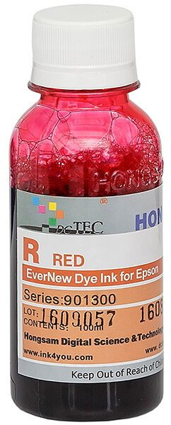 Чернила DCTec водорастворимые Epson R800 EverNew Red (красный) 100 мл #1