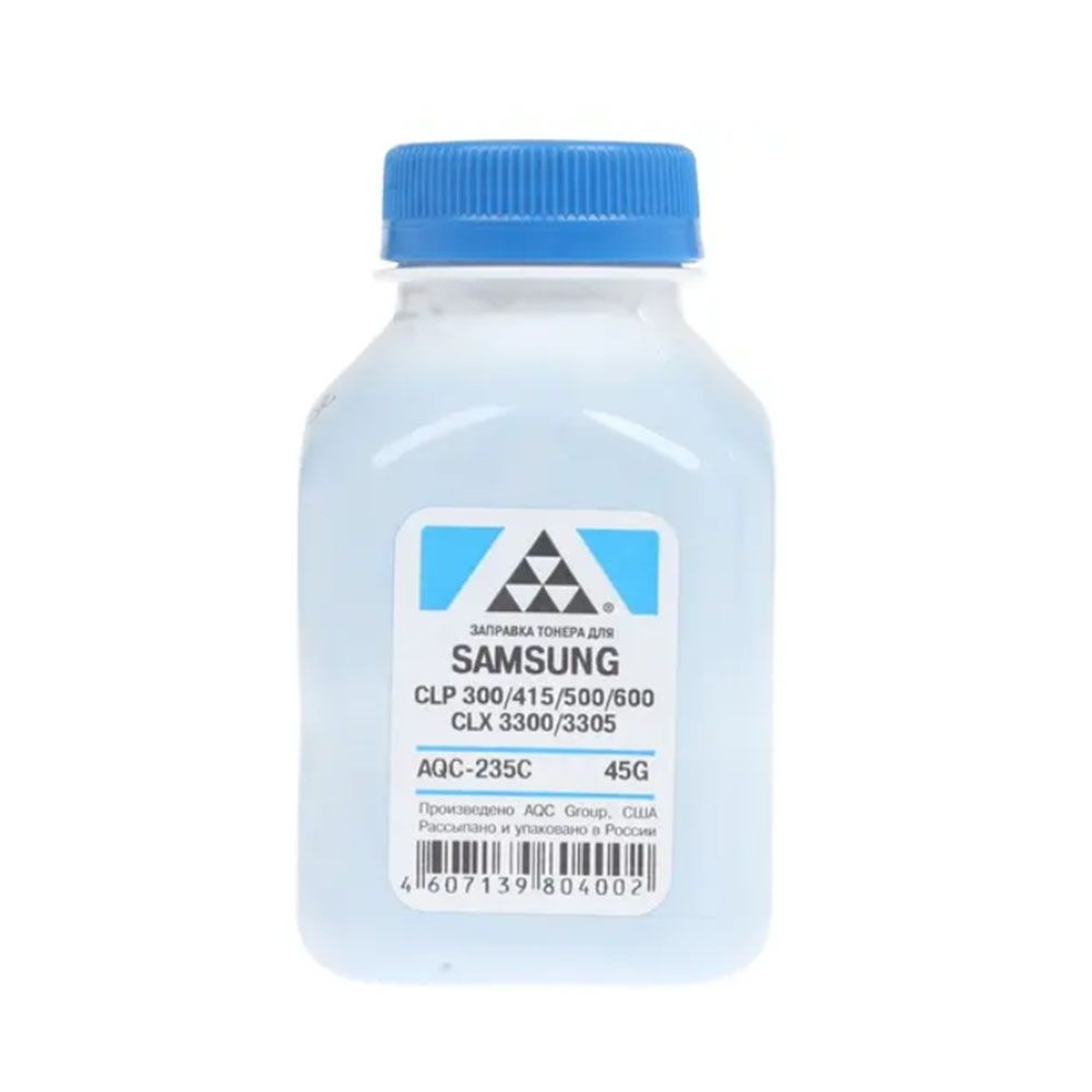 Тонер AQC для SAMSUNG Cyan (фл. 45г) AQC-235C #1