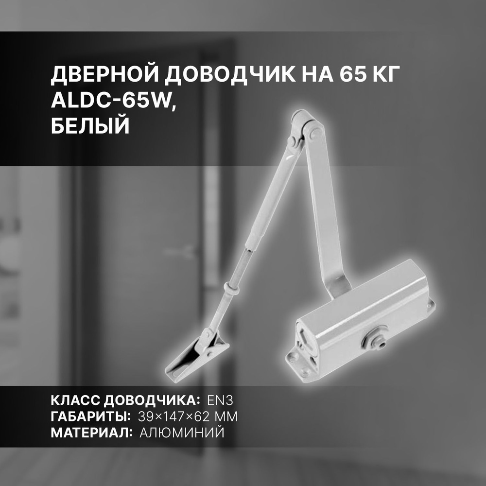 Дверной доводчик на 65 кг ALDC-65W #1