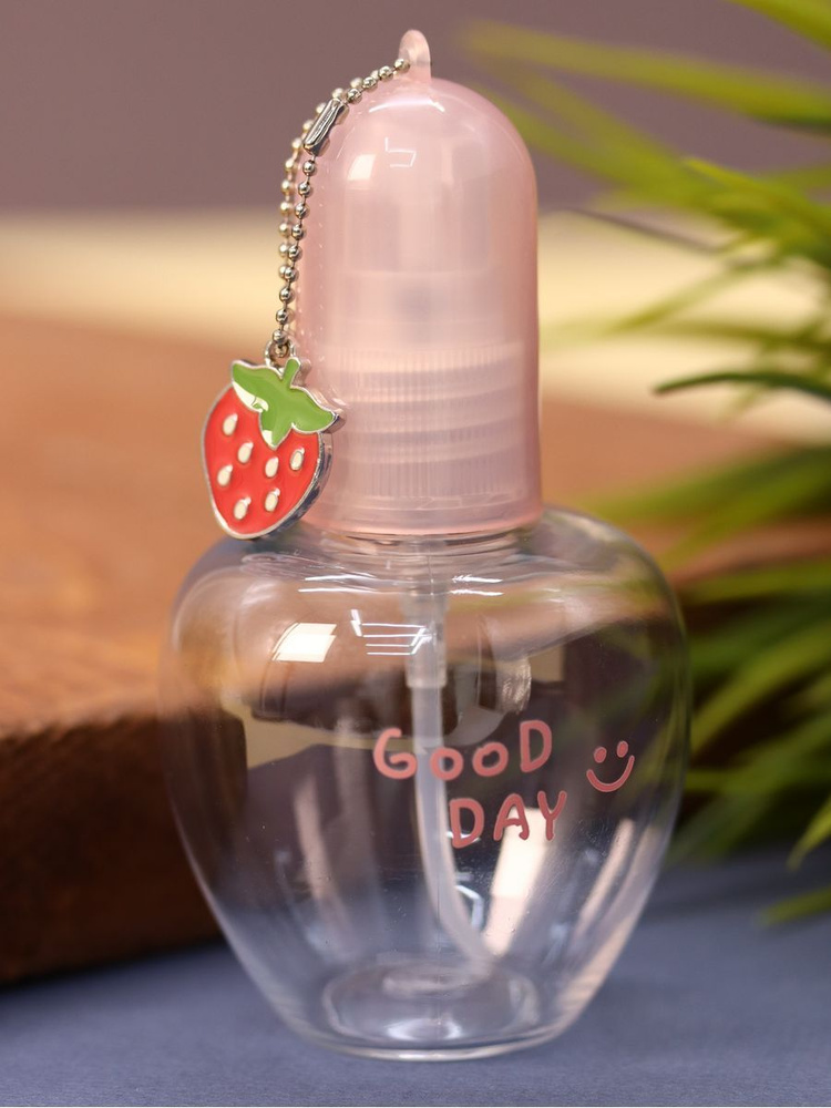 Дорожная бутылочка "Good day strawberry", pink (70 ml) #1