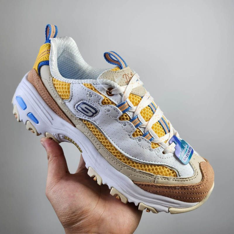 Skechers d lites yellow on sale