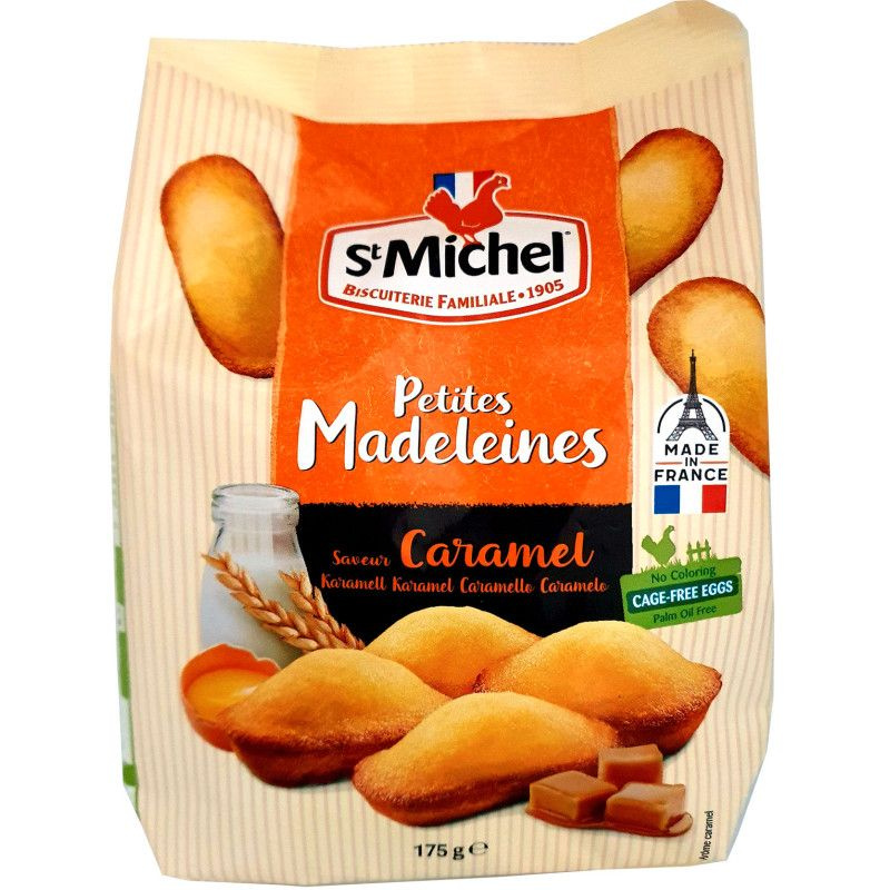 Пирожное St Michel Мадлен бисквитное французское со вкусом карамели, 175г  #1
