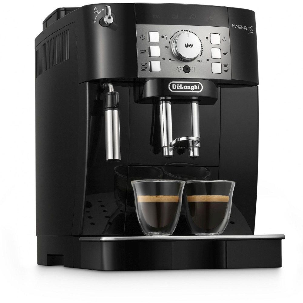 Кофемашина Delonghi Magnifica ECAM22.114.B черный, мощность 1450Вт, используется молотый/зерновой кофе, #1