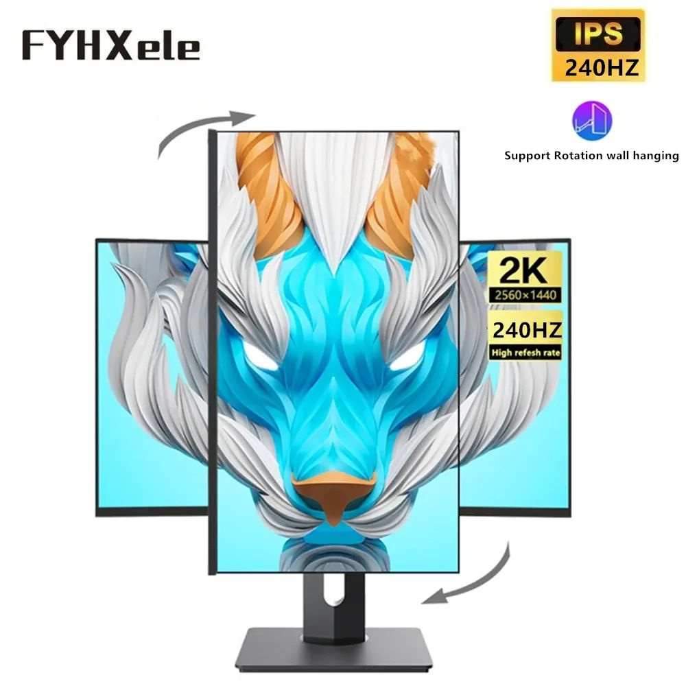 FYHXele 27" Монитор 240 Гц, черный #1