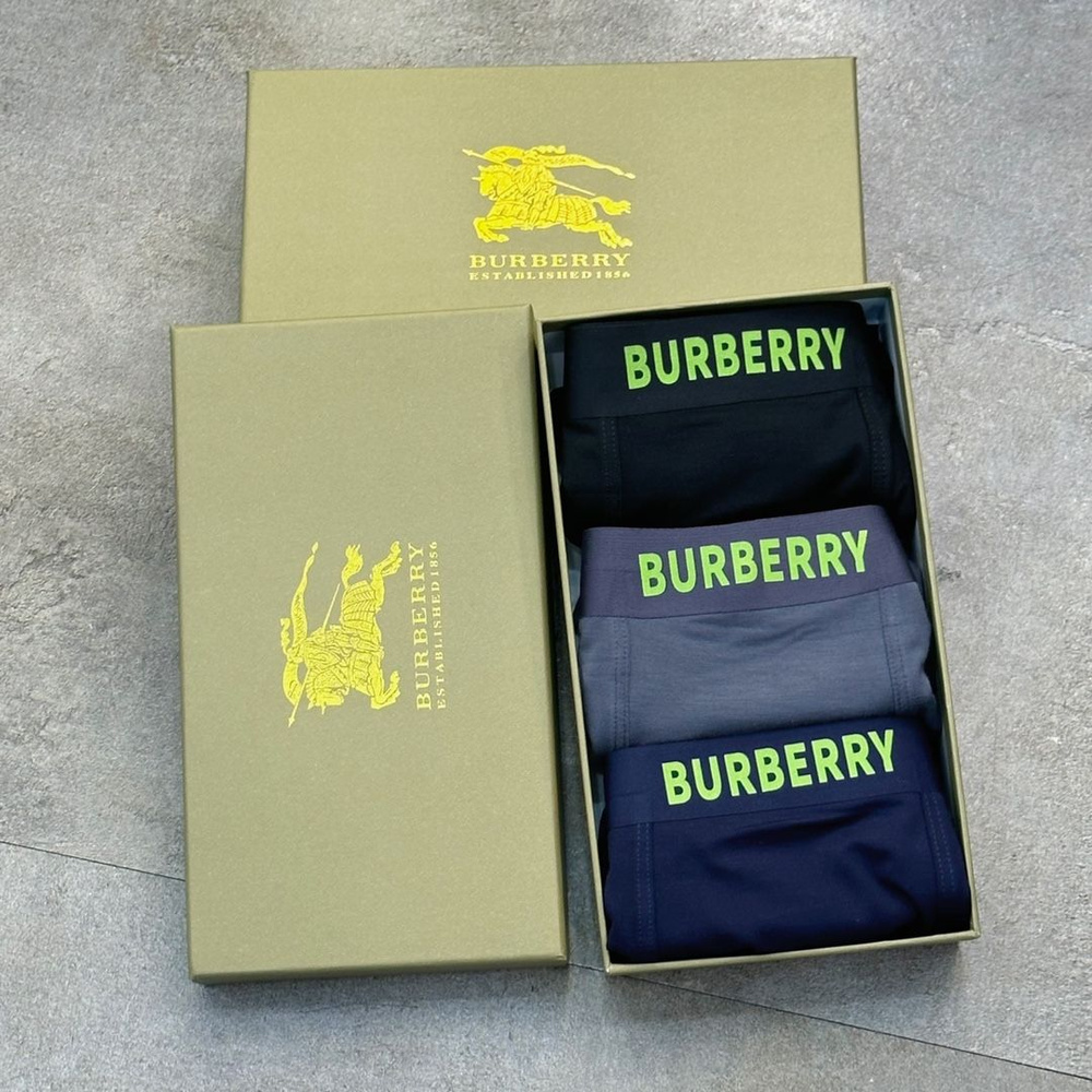 Трусы брифы Burberry, 3 шт #1