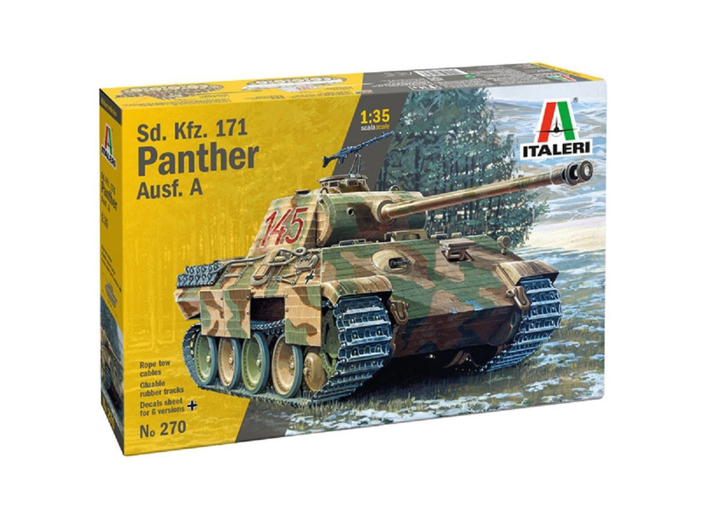 0270 Italeri Немецкий танк T-V "Пантера" AUSF.A (1:35) #1