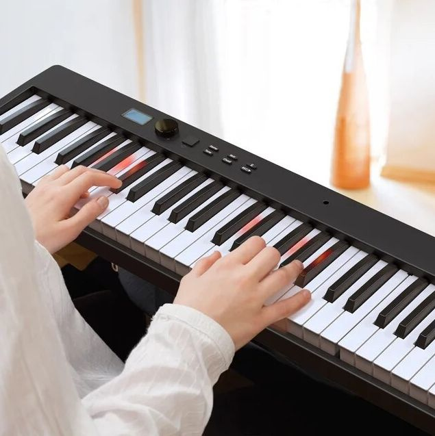 Цифровое складное пианино Xiaomi Portable Folded Electronic Piano (PJ88D) Black. Товар уцененный  #1