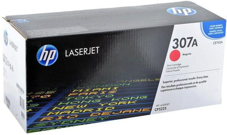 Картридж HP CE743A (307A) для HP Color LaserJet CP5220/ CP5225 magenta, 7300 стр #1