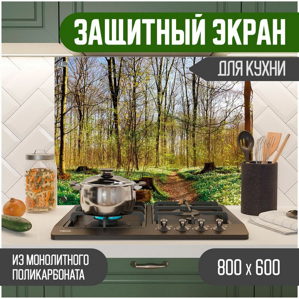 Фартук для кухни на стену, кухонный фартук, панель на кухню с фотопечатью из поликарбоната. Стеновые #1