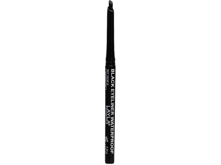 Водостойкая подводка для глаз синяя Layla Cosmetics Eyeliner Waterproof  #1