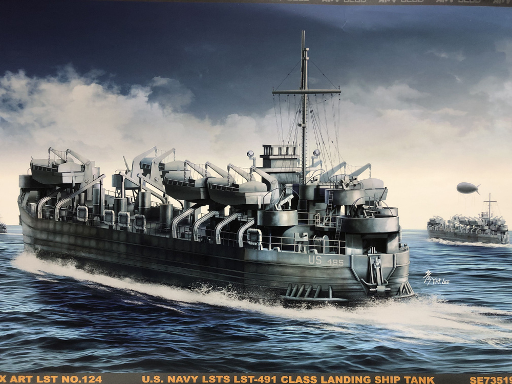 Американский военный корабль SE73519 (1/350) #1