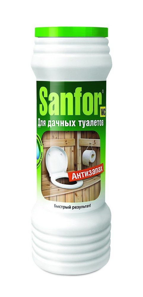 Средство Sanfor дезодорирующее для дачных туалетов Антизапах 400г 1шт  #1