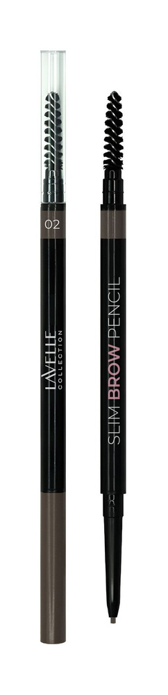 LAVELLE COLLECTION Карандаш для бровей автоматический Slim Brow Pencil, 02 коричневый  #1