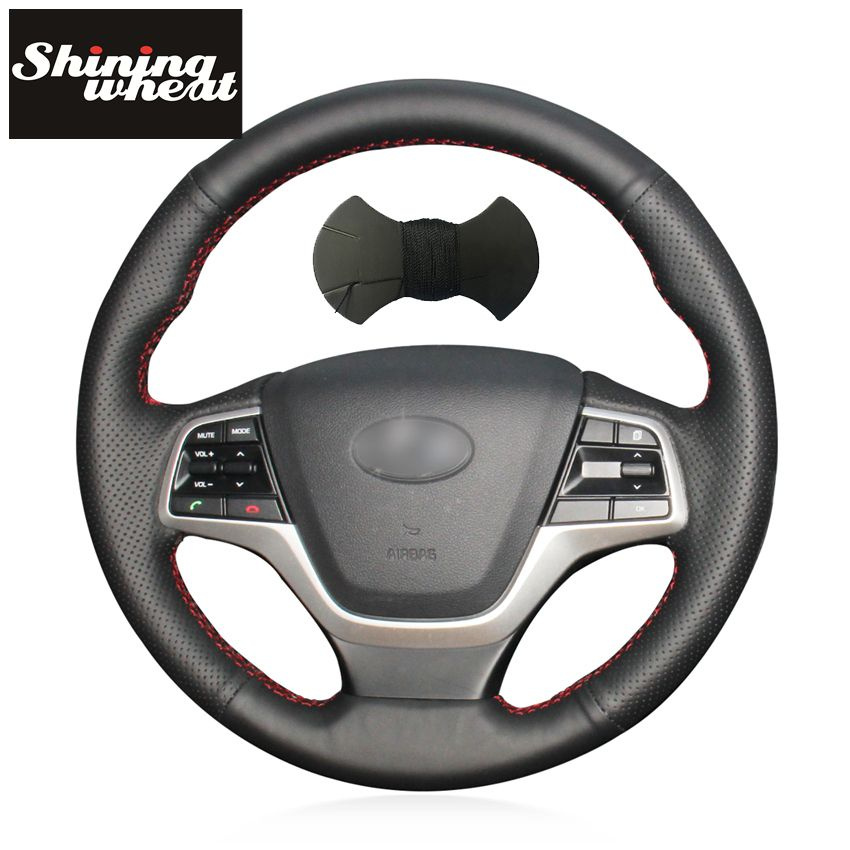 Оплетка на руль Hyundai Solaris II / Хендай Солярис 2 (2017-н.в ...