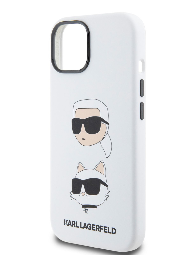 Чехол Karl Lagerfeld Liquid silicone на Apple iPhone 15 / для Айфон 15, силиконовый с эффектом софт тач, #1