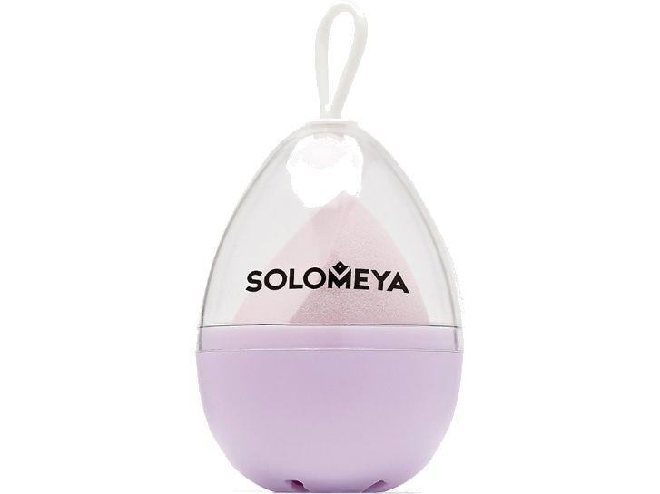 Спонж для макияжа со срезом Solomeya purple #1