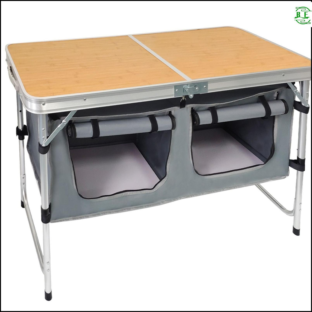 Кухня складная походная кемпинговая шкафчиками и сумкой. Стол ...