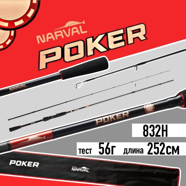 Спиннинг Narval Fishing Poker 832H max 56g Ex-Fast #1