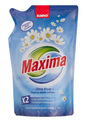 Sano Maxima Hygienic Fabric Softener Ultra Fresh Гигиенический смягчитель белья 1 л запасной блок  #1