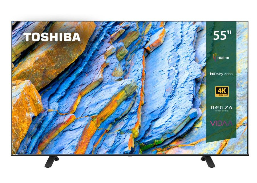 Toshiba Телевизор 55" 4K UHD, черный #1