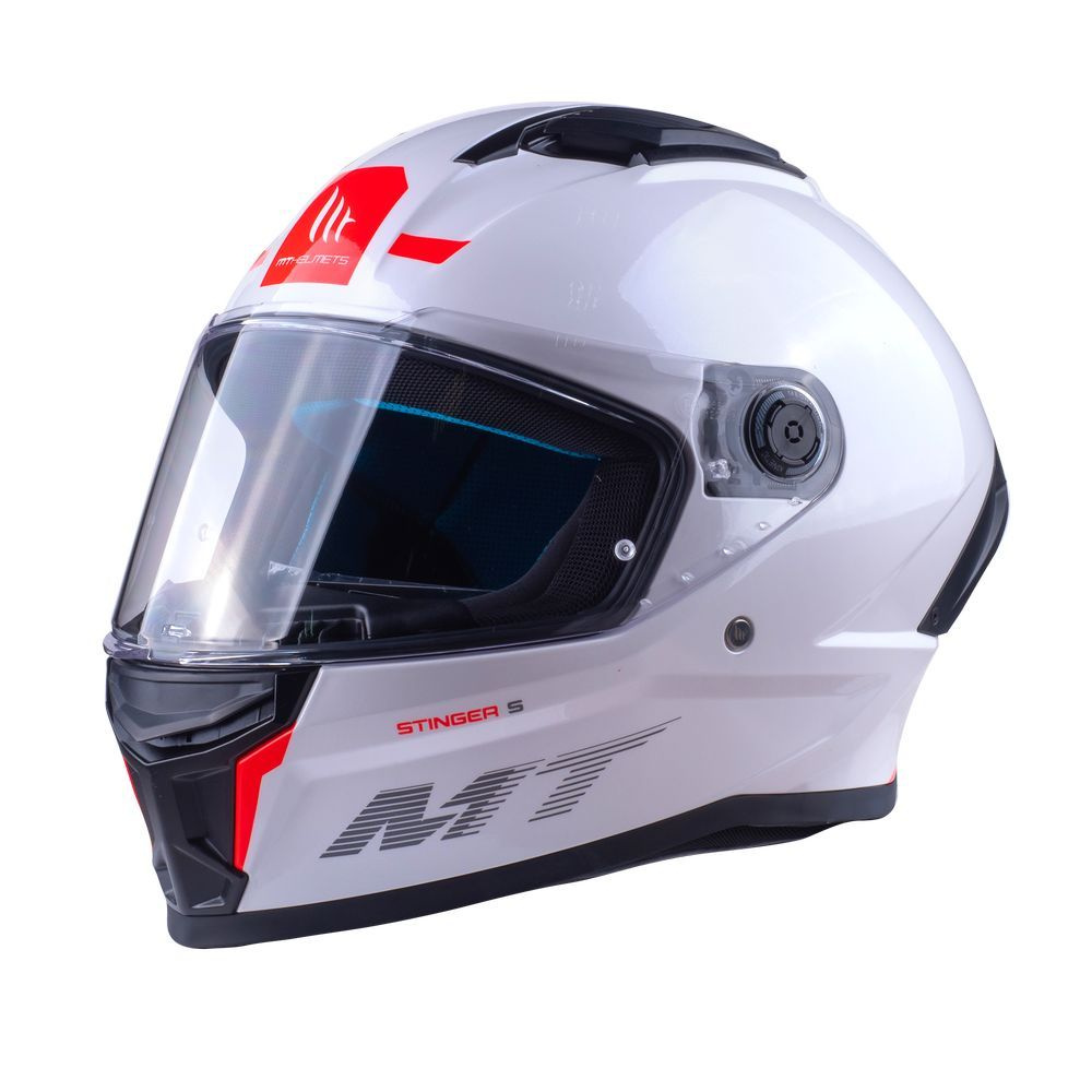 Шлем MT STINGER 2 Solid (L, Gloss Pearl White) #1
