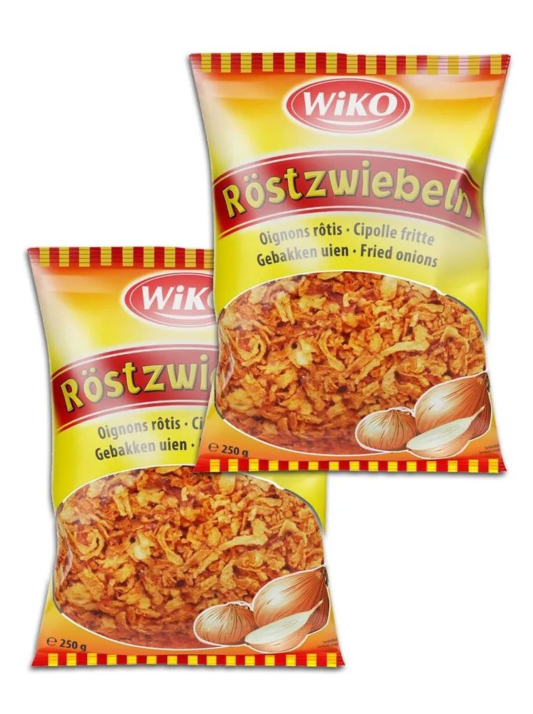 Жареный лук для бургеров, хот-догов Rostzwiebeln WiKo (Нидерланды) 250 гр. х 2 шт.  #1